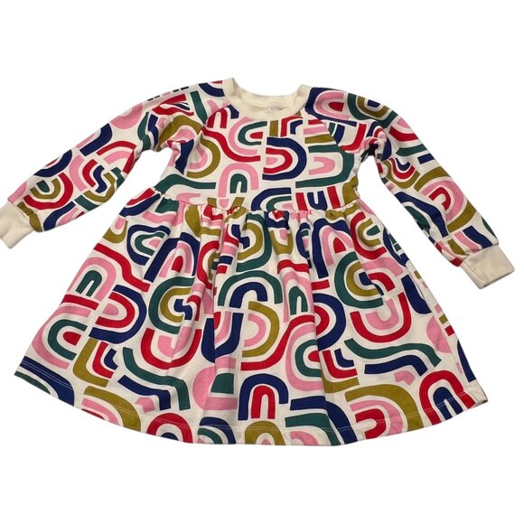 Hanna Andersson French Terry Rainbow Print Dress, 120 (6-7 yrs) - Picture 2 of 8
